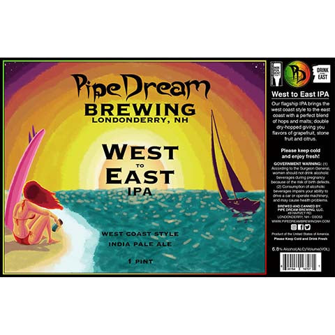 Pipe Dream West To East IPA