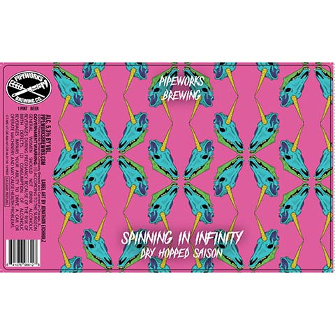 Pipeworks Spinning In Infinity Dry Hopped Saison