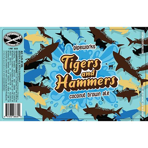 Pipeworks Tigers and Hammers Coconut Brown Ale