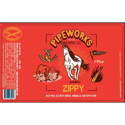 Pipeworks Zippy Hazy Pale Ale