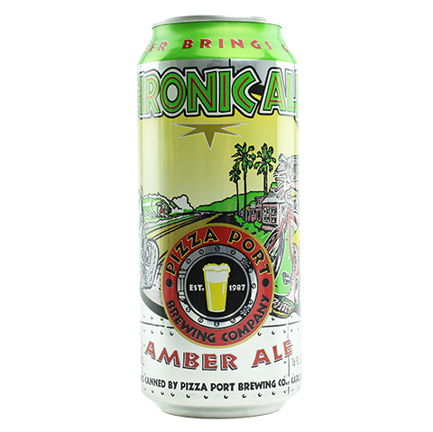 Pizza Port Chronic Amber Ale label