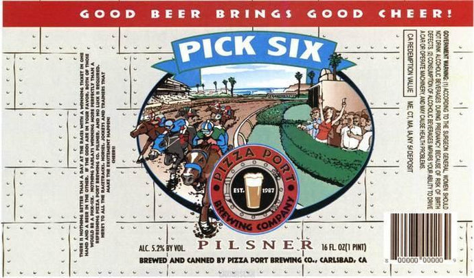 Pizza Port Pick Six Pilsner