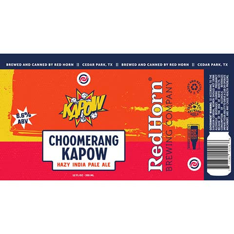 Red Horn Choomerang Kapow Hazy IPA