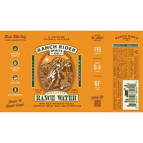 Ranch Rider Pineapple Ranch Water