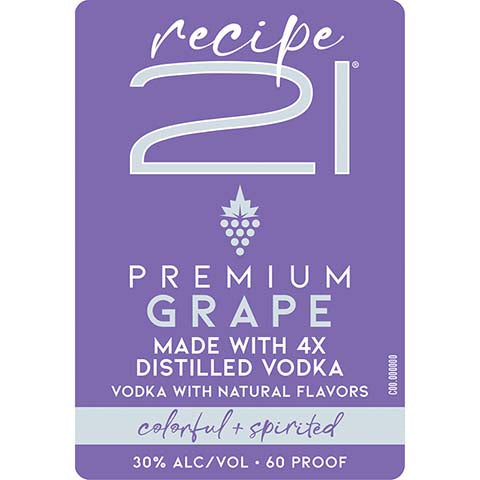 Recipe 21 Grape Vodka