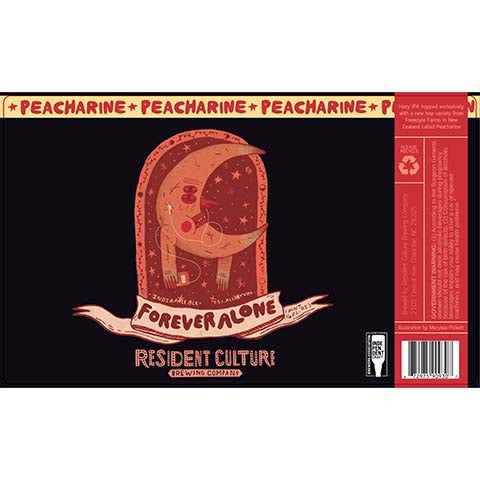 Resident Culture Forever Alone Peacharine IPA