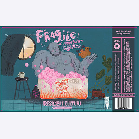 Resident Culture Fragile Masculinity Cherry Lime Kettle Sour Ale