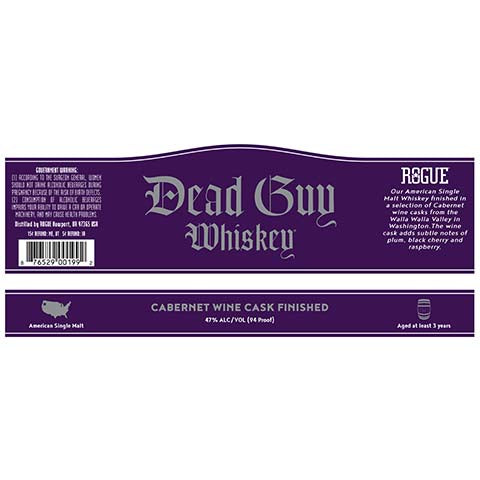 Rogue Dead Guy Whiskey Cabernet Wine Cask Finished