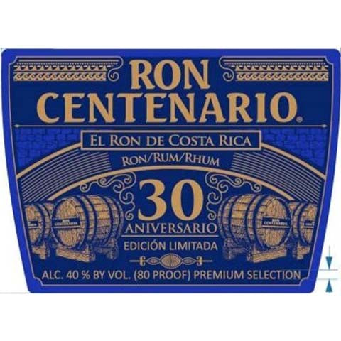 Ron Centenario 30 Aniversarion Rum/Rhum