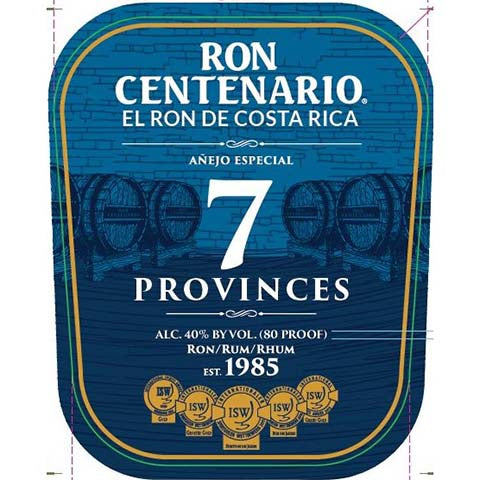 Ron Centenario 7 Provinces Anejo Especial