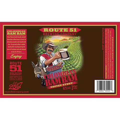 Route 51 Colombian Bam Bam Coffee Stout