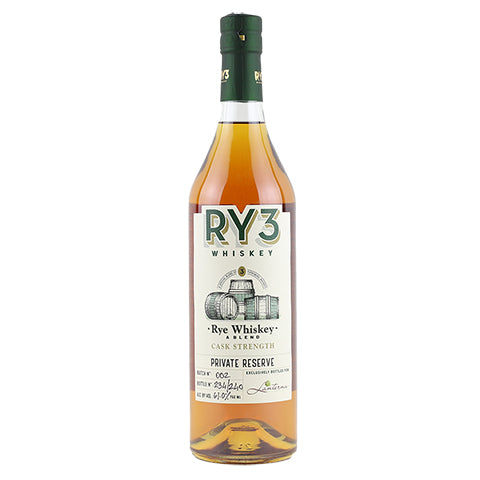 Ry3 Cask Strength Whiskey
