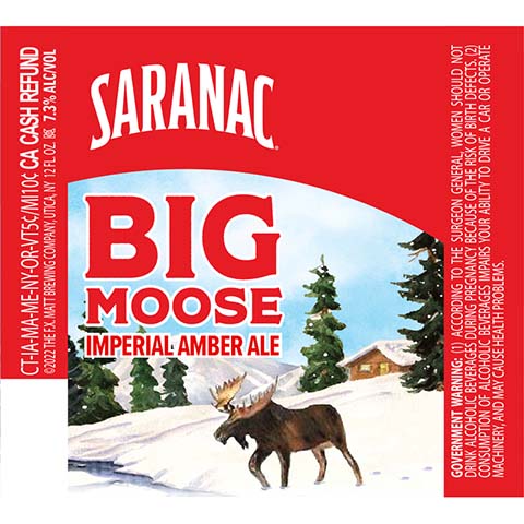 Saranac Big Moose Imperial Amber Ale