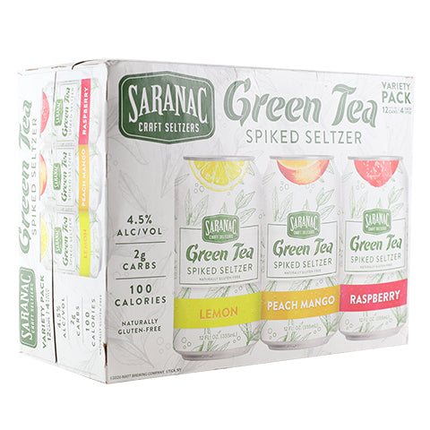 Saranac Green Tea Spiked Seltzer Variety Pack