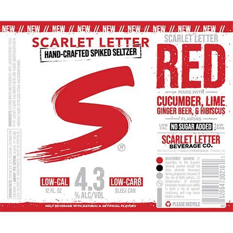 Scarlet Letter Red