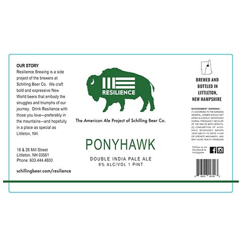 Schilling/Resilience Ponyhawk DIPA