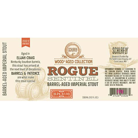 Schlafly Rogue Sentinel Barrel-Aged Imperial Stout