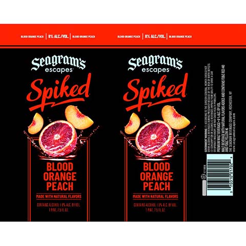 Seagram’s Spiked Blood Orange Peach