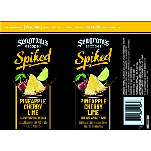Seagram’s Spiked Pineapple Cherry Lime