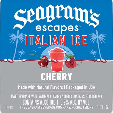 Seagram’s Italian Ice Cherry