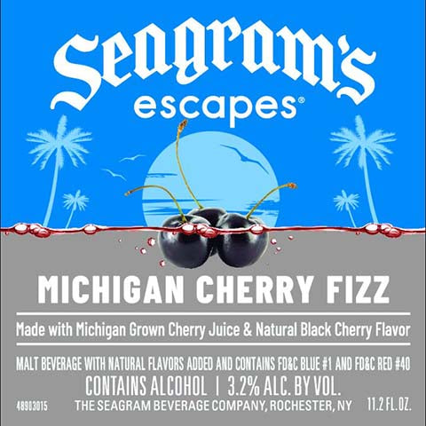 Seagram’s Michigan Cherry Fizz