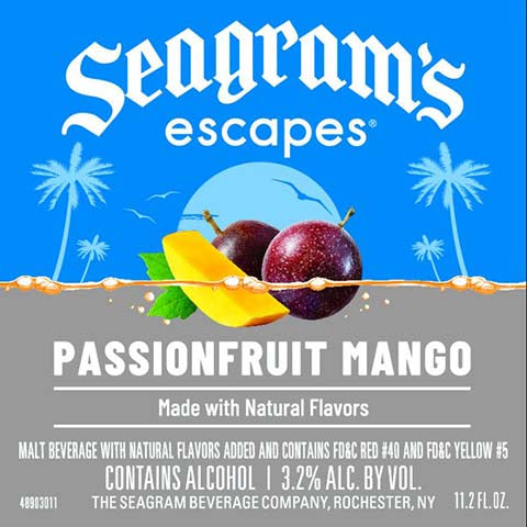 Seagram’s Passionfruit Mango
