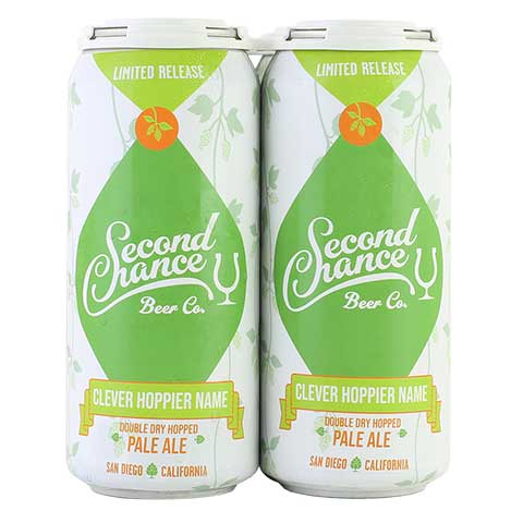 Second Chance Clever Hoppier Name Pale Ale
