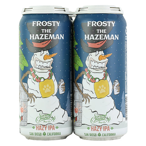 Second Chance Frosty The Hazeman Hazy IPA