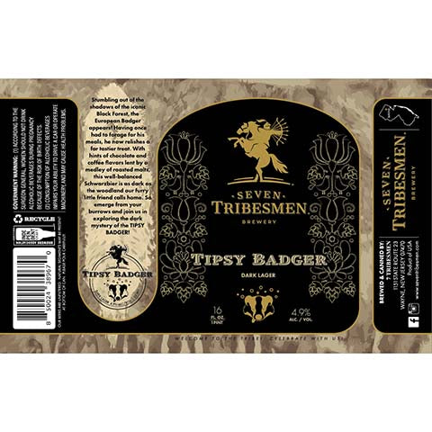 Seven Tribesmen Tipsy Badger Dark Lager