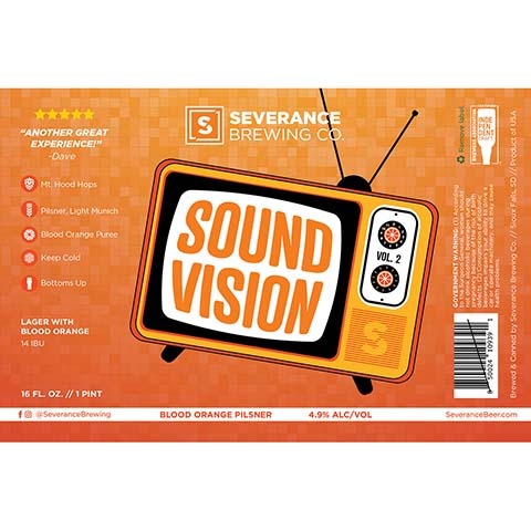 Severance Sound Vision Vol. 2 Pilsner