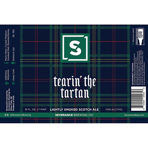 Severance Tearin' The Tartan Scotch Ale