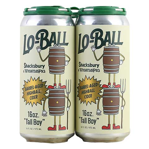 Shacksbury/Whistlepig Lo-Ball Barrel-Aged Highball Cider
