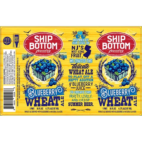 Ship Bottom Blueberry Wheat Ale