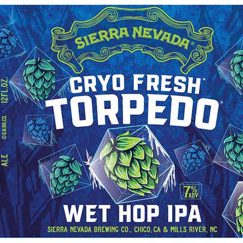 Sierra Nevada Cryo Fresh Torpedo Wet Hop IPA