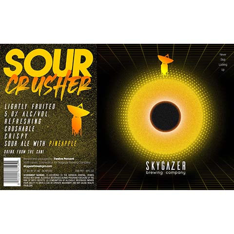 Skygazer Sour Crusher Pineapple Sour Ale