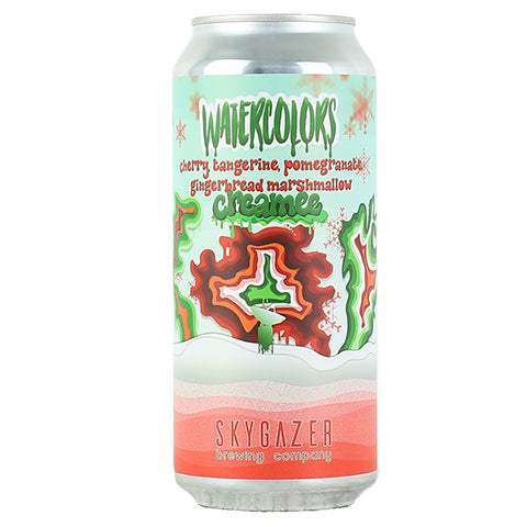 Skygazer Watercolors Christmas Creamee Sour (cherry, tangerine, pomegranate, gingerbread marshmallow)