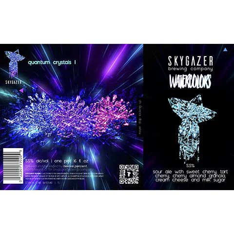 Skygazer Watercolors Quantum Crystals 1 Sour Ale