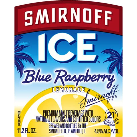 Smirnoff Ice Blue Raspberry Lemonade