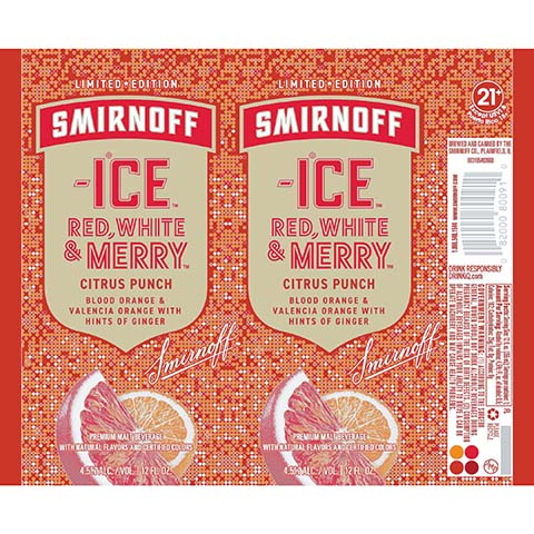 Smirnoff Ice Red, White & Merry Citrus Punch