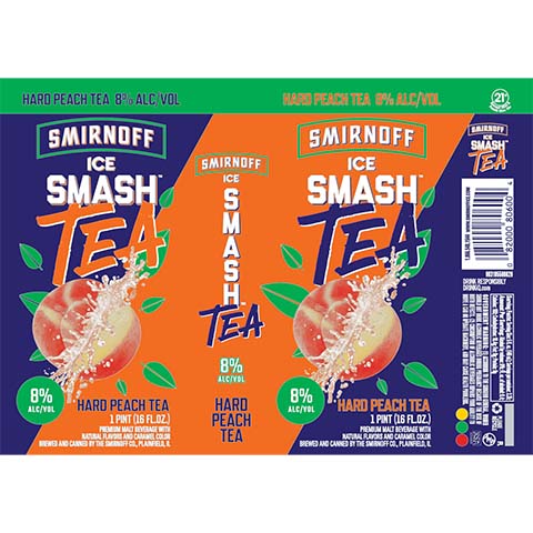 Smirnoff Ice Smash Hard Peach Tea