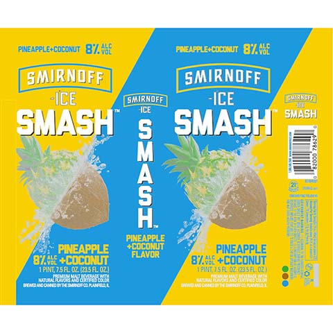 Smirnoff Ice Smash Pineapple + Coconut