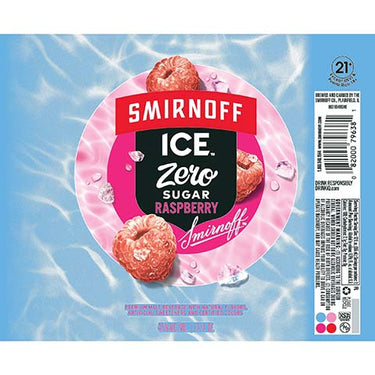Smirnoff Ice Zero Sugar Raspberry – CraftShack - Buy craft beer online.