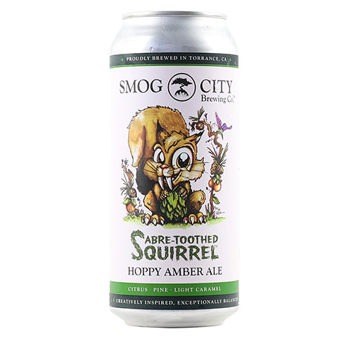 Smog City Sabre-Toothed Squirrel American Amber Ale