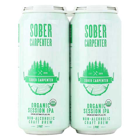 Sober Carpenter ORGANIC Session IPA Non-Alcoholic Beer
