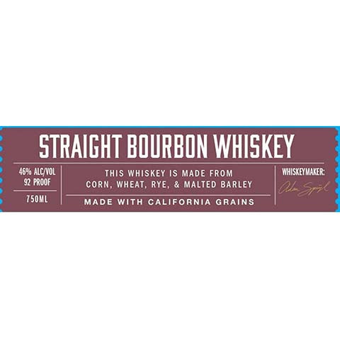 Sonoma Straight Bourbon Whiskey