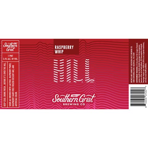 Southern Grist Raspberry Whip Hill Sour Ale