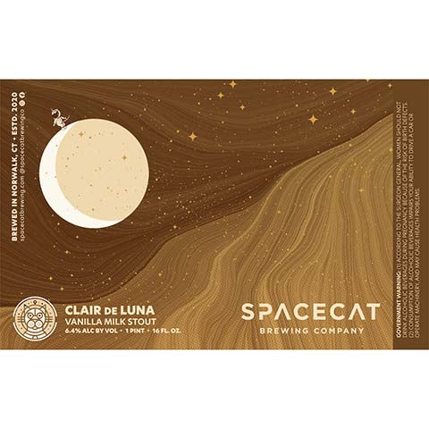 Spacecat Clair De Luna Milk Stout