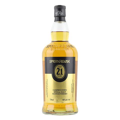 Springbank 21 Year Old Campbeltown Single Malt Scotch Whisky