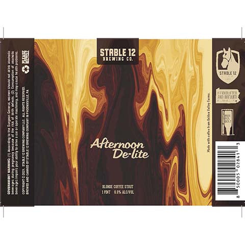 Stable 12 Afternoon De-lite Blonde Coffee Stout