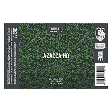 Stable 12 Azacca-Ho IPA – CraftShack - Buy craft beer online.